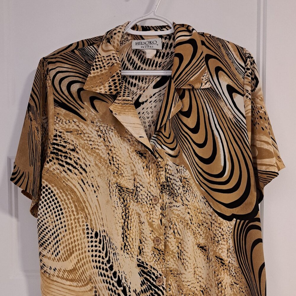 Leopard print blouse